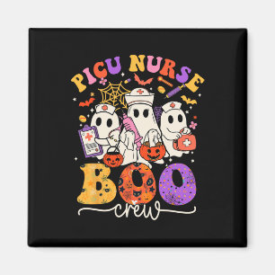 Aimant Costume Picu Boo Crew Funny Nurse Ghost Halloween