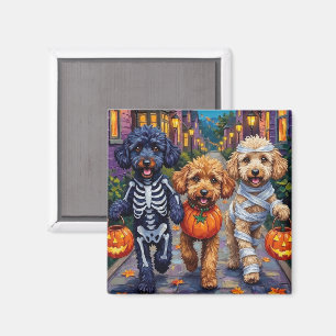 Aimant Costumes d'Halloween pour chiens caniches en quête