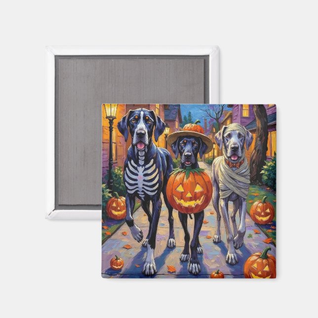 Aimant Costumes d'Halloween superbes à la queue ou au tra (Recto/Verso)
