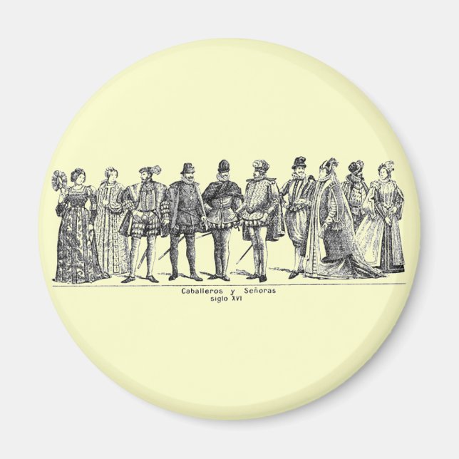 Aimant Costumes historiques (Devant)