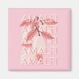 Aimant Côte d'Amalfi, Italie Art de Voyage, Art de Voyage