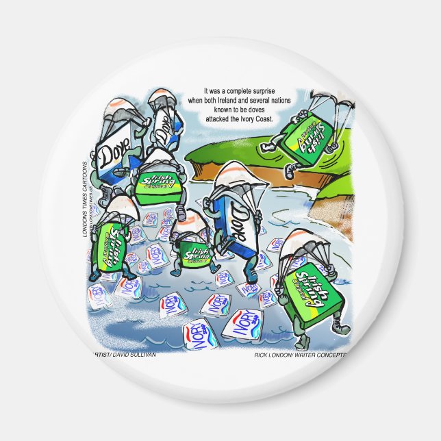 Aimant Côte d'Ivoire Surprise Drôle Cadeaux Tee - shirts  (Devant)