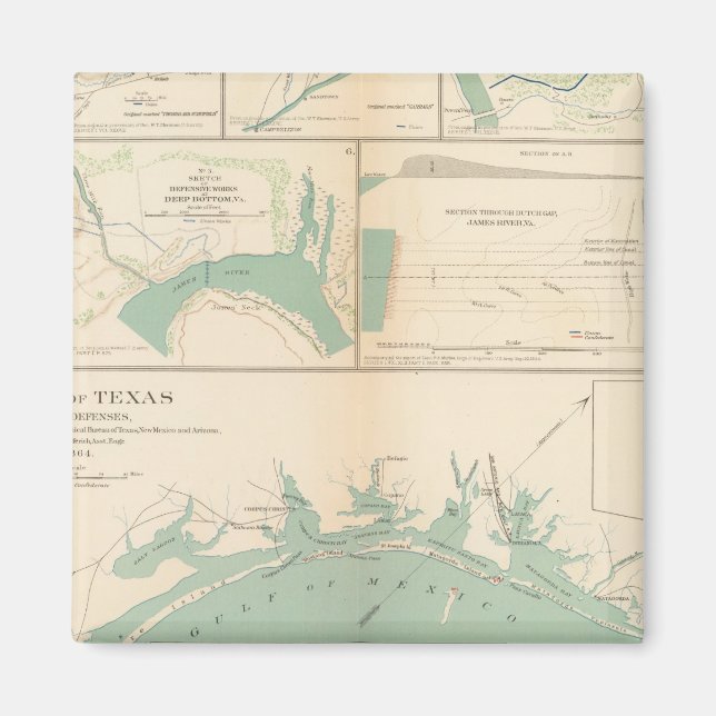 Aimant Côte du Texas (Devant)