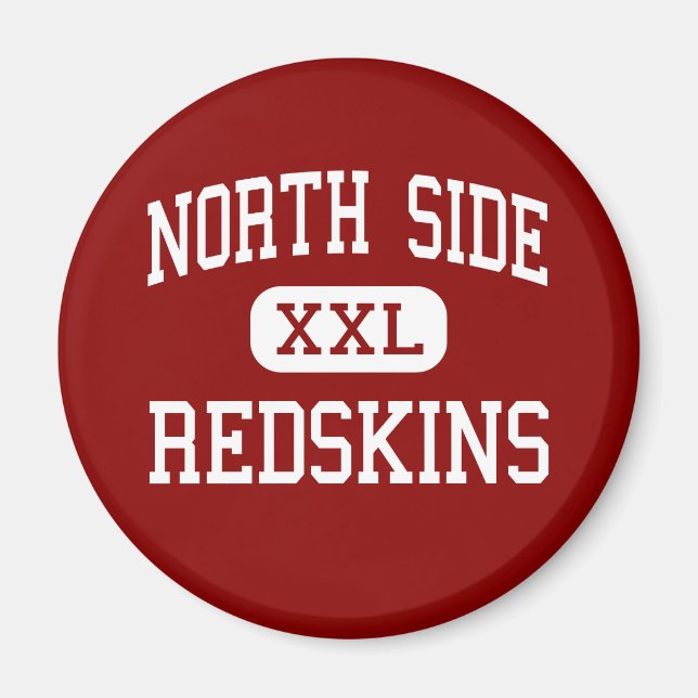Aimant Côté Nord - Redskins - Haut - Fort Wayne Indiana (Devant)