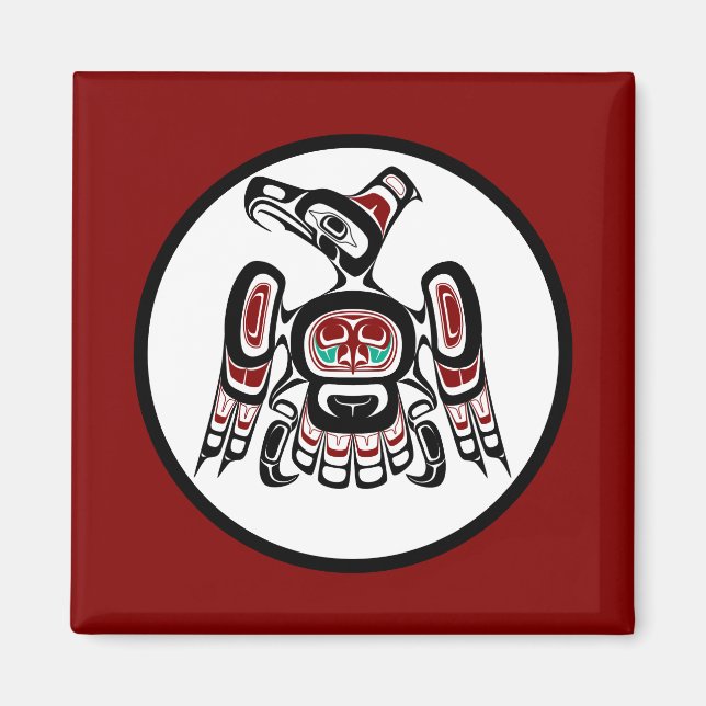 Aimant Côte Pacifique Nord-Ouest Kaigani Thunderbird (Devant)