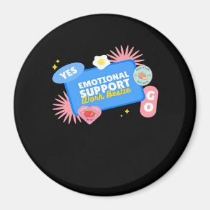 Aimant Cotravailleur d'aide émotionnelle - Bestie de trav