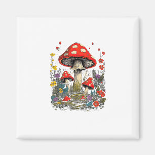 Aimant Cottagecore Esthétique Champignon Goblincore Minim