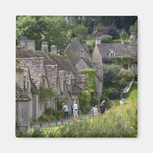 Aimant cottages en pierre de Cotswold dans le village de
