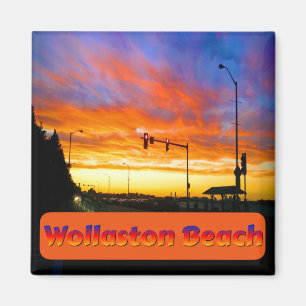 Aimant Coucher de soleil à Wollaston Beach