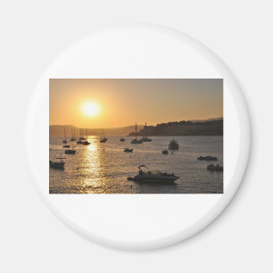 Aimant coucher de soleil de père Noël ponsa