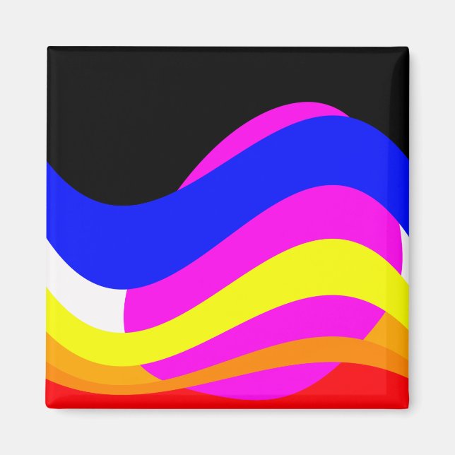 Aimant Coucher de soleil sur la mer (Devant)