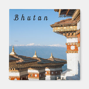 Aimant Coucher de soleil sur le col de Dochula - Bhoutan,