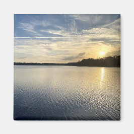 Aimant Coucher De Soleil Sur Le Lac Wildcat