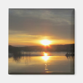 Aimant Coucher de soleil sur l'Hudson