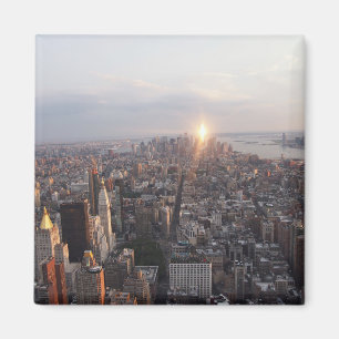 Aimant Coucher de soleil sur Manhattan