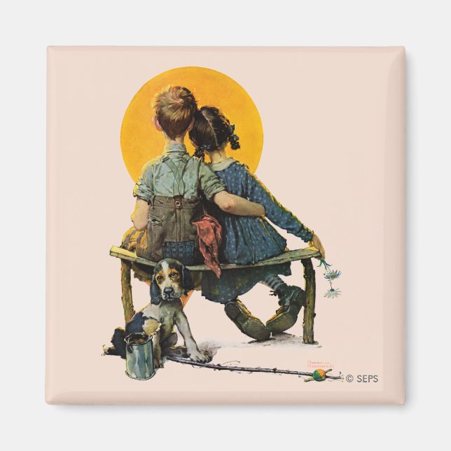 Aimant Coucher du soleil (Devant)