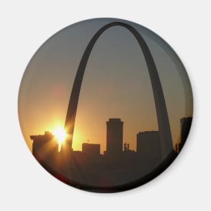 Aimant Coucher du soleil de voûte de St Louis