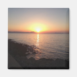 Aimant Coucher du soleil en Crète