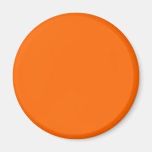 Aimant Couleur Arrière - plan orange solide FF6600