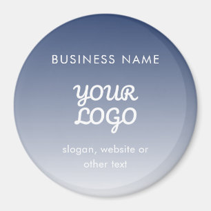 Aimant Couleur de dégradé modifiable de votre logo