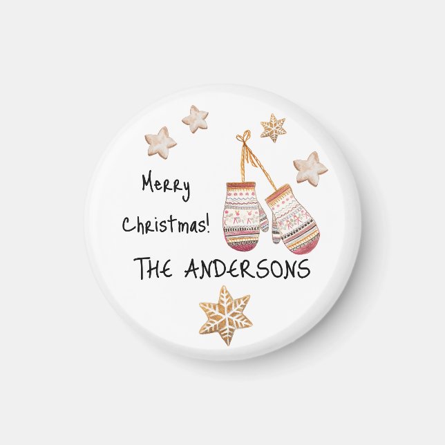 Aimant Couleur d'eau douce Pays Illustrations rustiques (Devant)