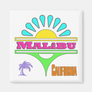 Aimant couleur malibu 1"