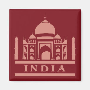 Aimant couleur personnalisé INDIA