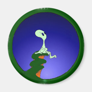 Aimant Couleur skywatching d'alien