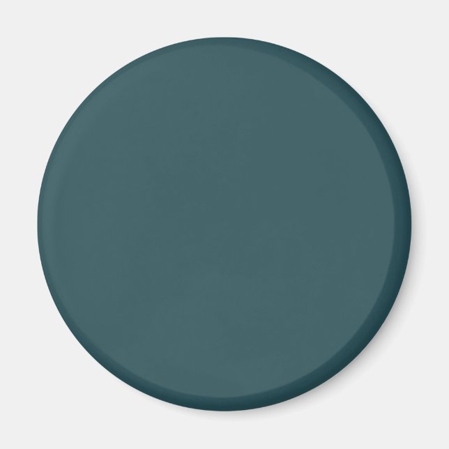 Aimant Couleur solide Turquoise profonde (Devant)