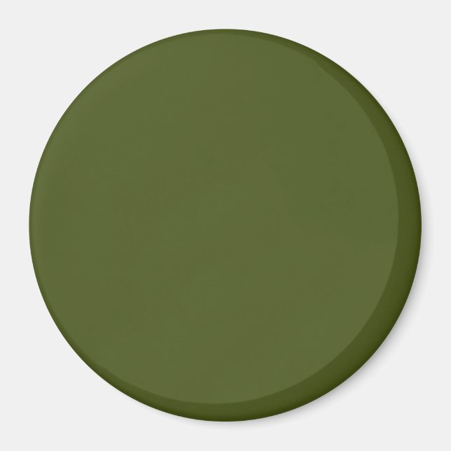 Aimant Couleur vert olive Personnaliser (Devant)