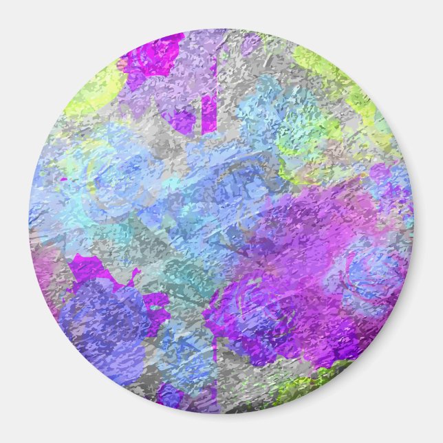 Aimant Couleurs Abstraites 2 (Devant)