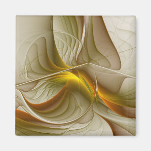 Aimant Couleurs des métaux précieux, art fractal Abstrait