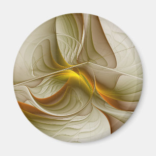 Aimant Couleurs des métaux précieux, art fractal Abstrait
