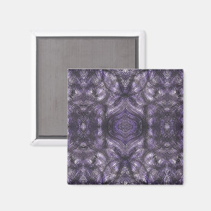 Aimant Couloirs Art Abstrait Aquarelle Violet Foncé