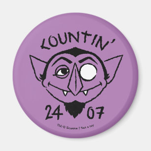 Aimant Count von Count Patinage Logo - Countin' 24/7