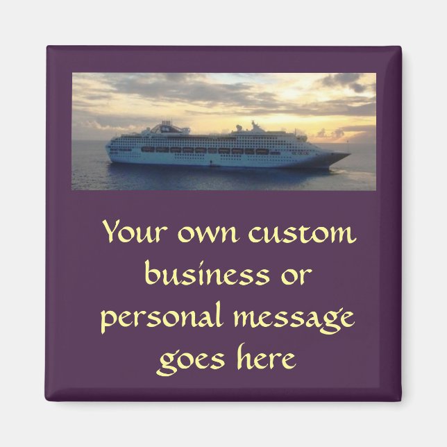 Aimant Coupe arrière du coucher du soleil (Devant)