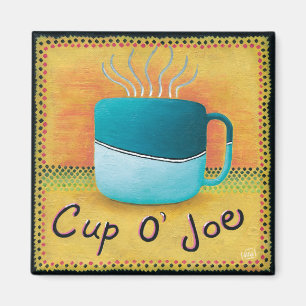 Aimant Coupe Joe Adulte au café