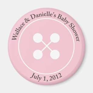 Aimant Coupe personnalisée en tant que bouton Baby shower