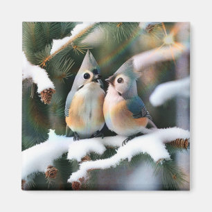 Aimant Couple de souris de tireur touffu