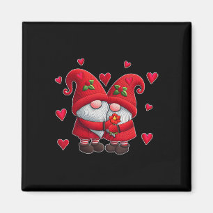 Aimant Couple Gnomes Valentine's Day Hearts Costume Gnome