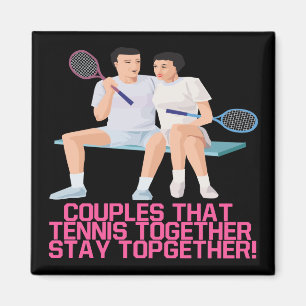 Aimant Couples ce tennis ensemble