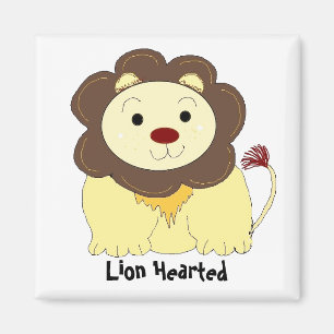 Aimant Courageux comme un lion