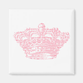 Aimant Couronne rose
