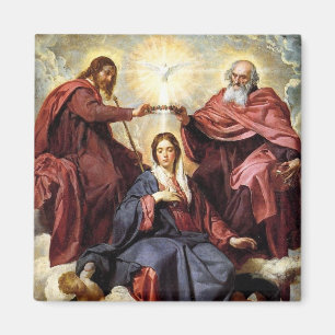 Aimant Couronnement de l'aimant de Vierge Marie