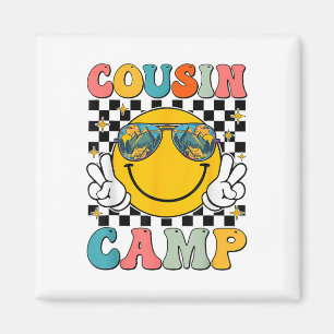 Aimant Cousin Camp 2025 Vacances en famille Camping été C