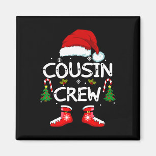 Aimant Cousin Crew Kids Cousins Noël Famille de Noël