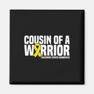Aimant Cousin d'un guerrier Sensibilisation au cancer inf