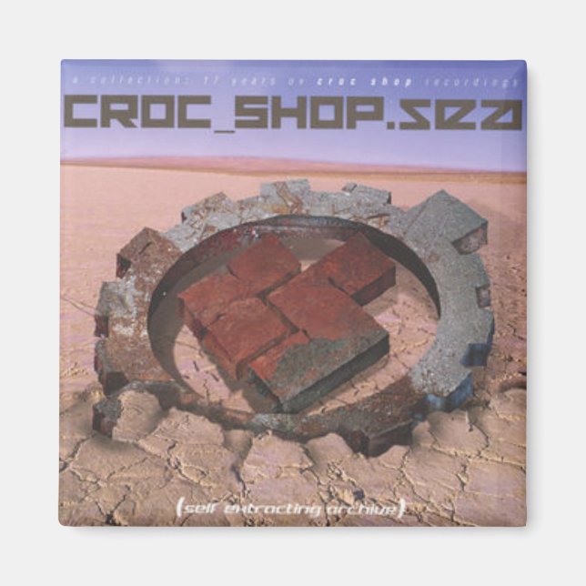 Aimant Couverture CD du magasin CROC "Best Of" (Devant)