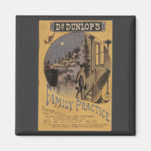 Aimant Couverture de livre ancien Docteur Dunlop's Family