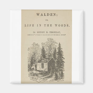 Aimant Couverture Vintage Walden